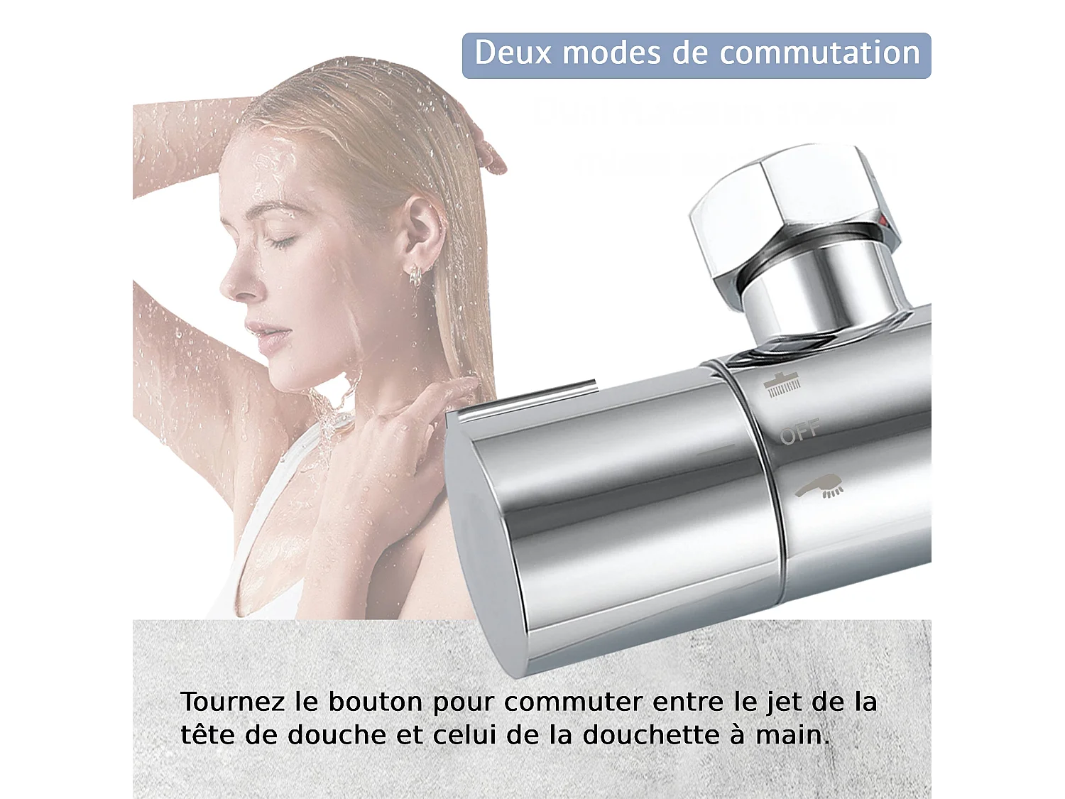 Colonne de Douche Thermostatique AICA 3 Jets Chromé