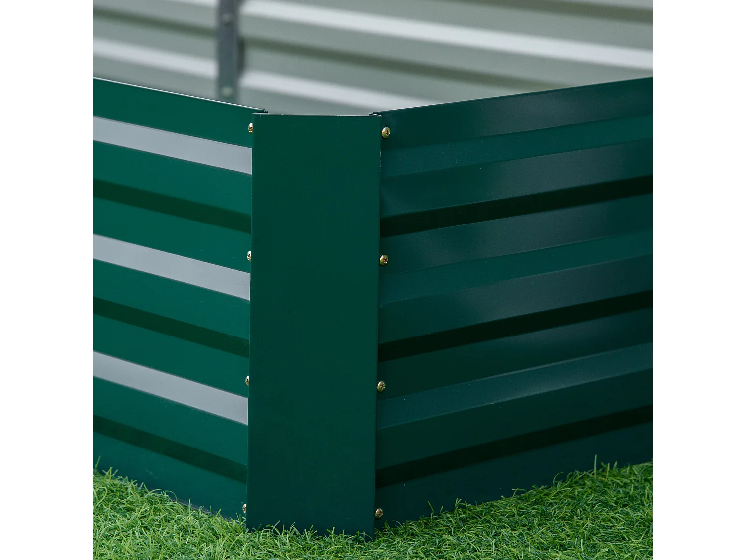 Letto per orto rialzato in metallo portapiante da esterno