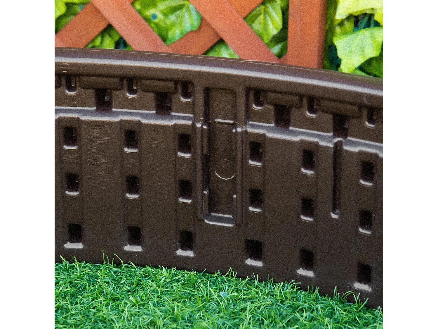 Letto per orto rialzato in hdpe fioriera esterna ø123x21cm