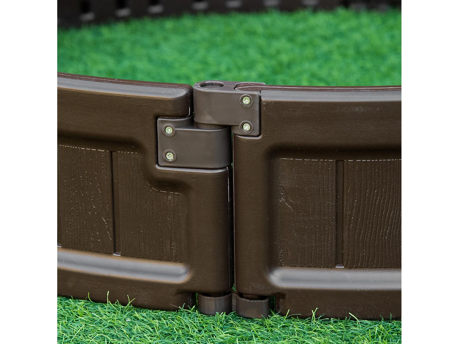 Letto per orto rialzato in hdpe fioriera esterna ø123x21cm