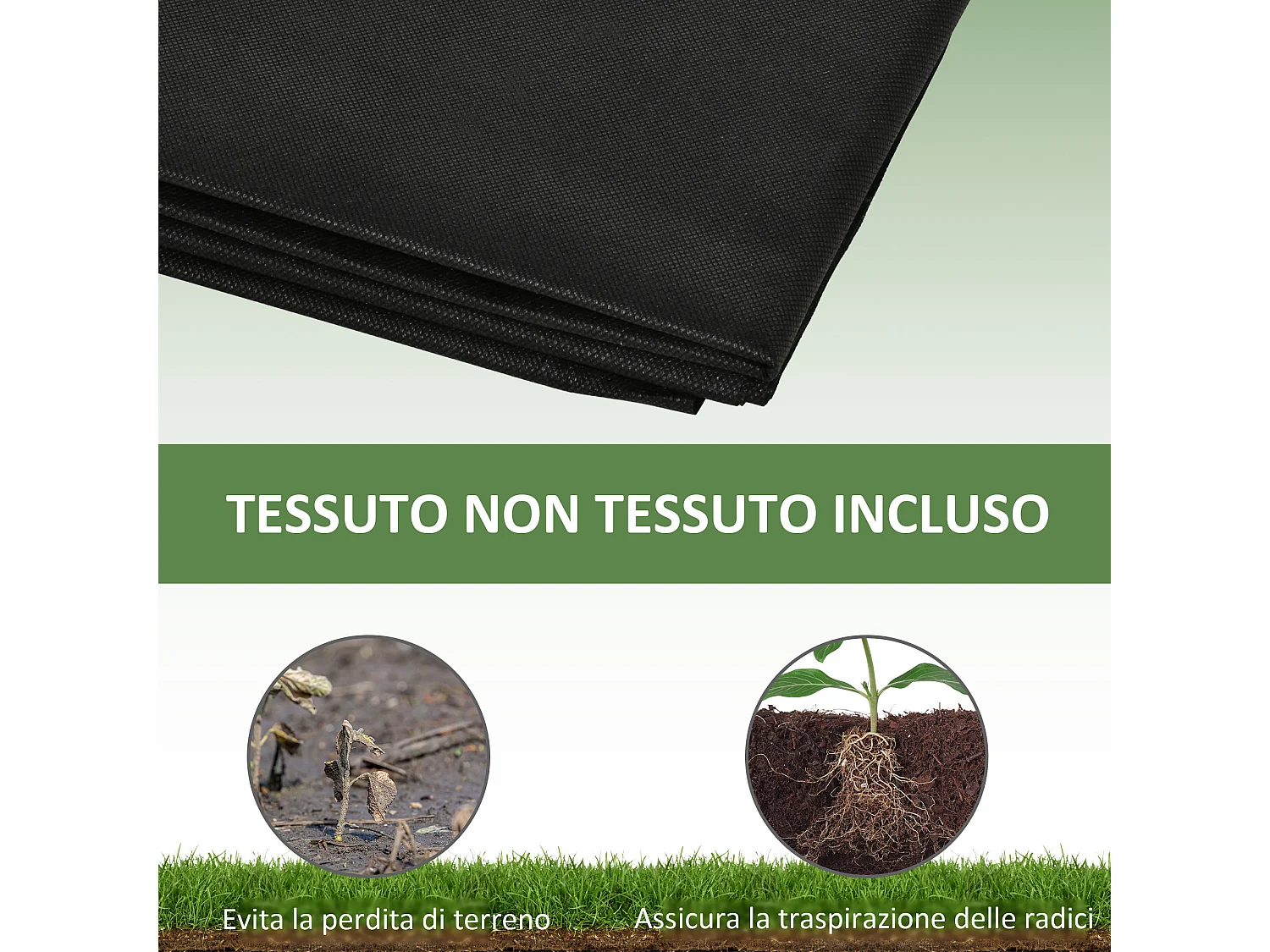 Letto per orto rialzato con 2 sezioni e fondo aperto in legno