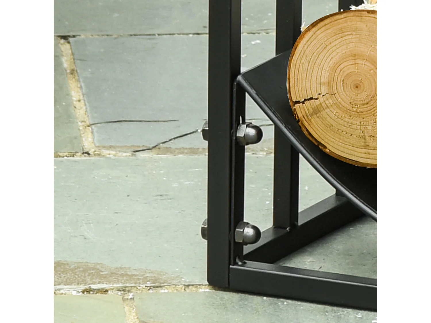 Portalegna da interno ed esterno in metallo max. 60kg