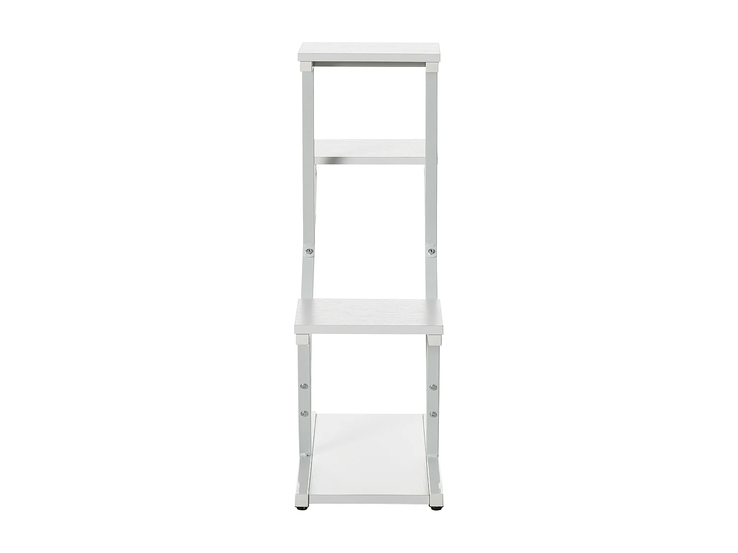 Scaletta portavasi a 4 livelli per interni ed esterni bianco