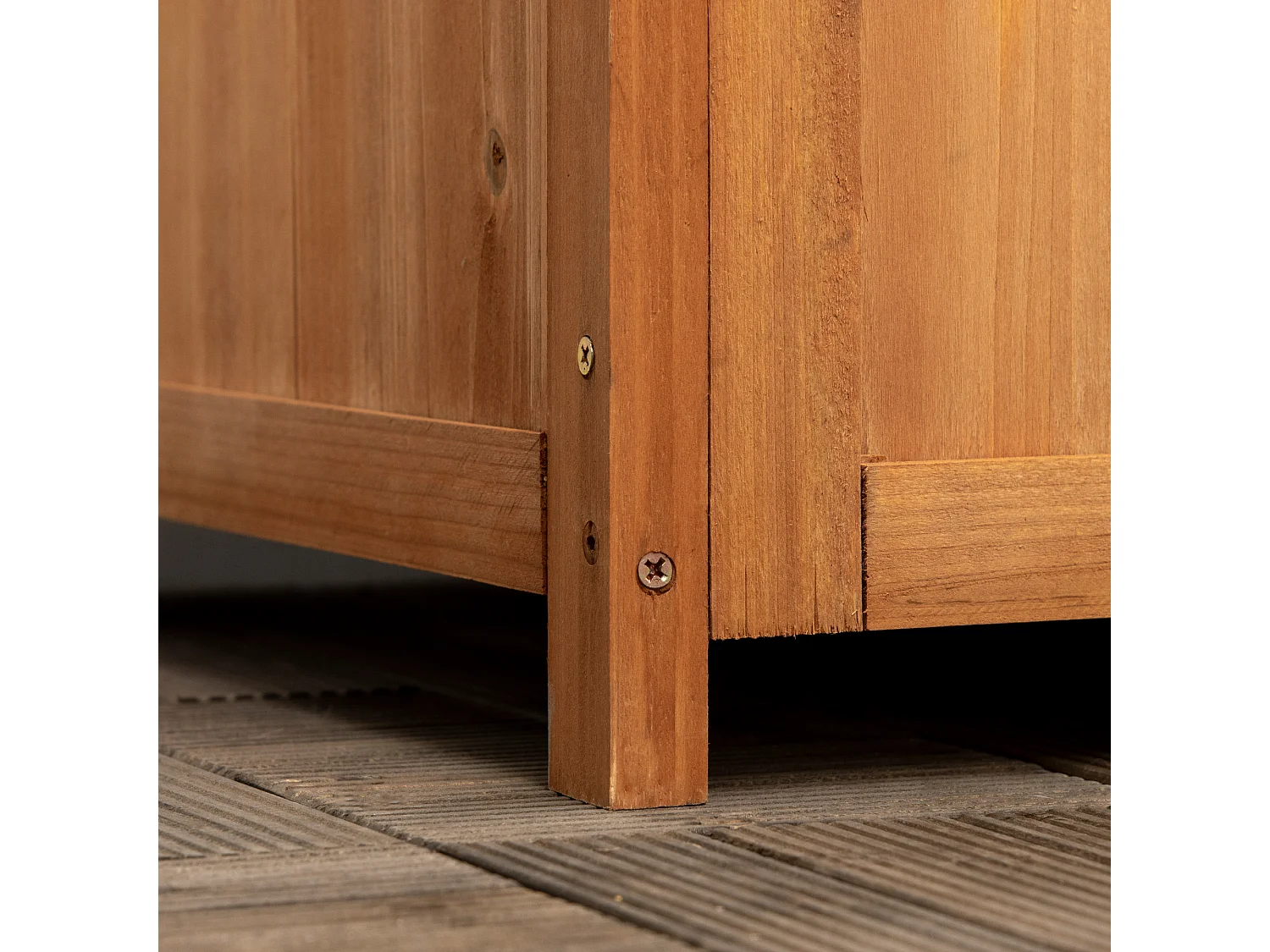 Fioriera da giardino fondo cavo con grigliato per rampicanti