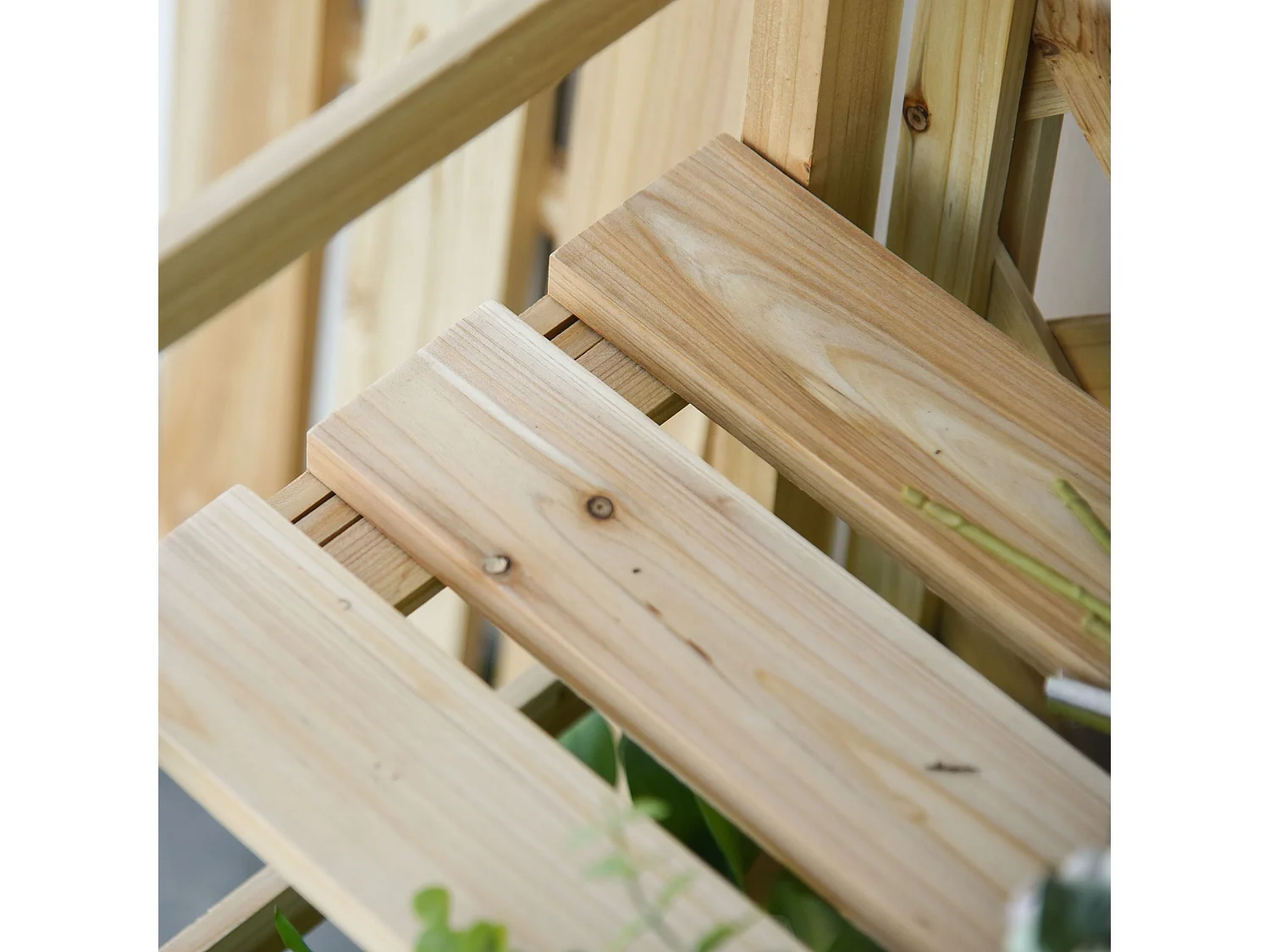 Scaffale portapiante pieghevole con mensole regolabili