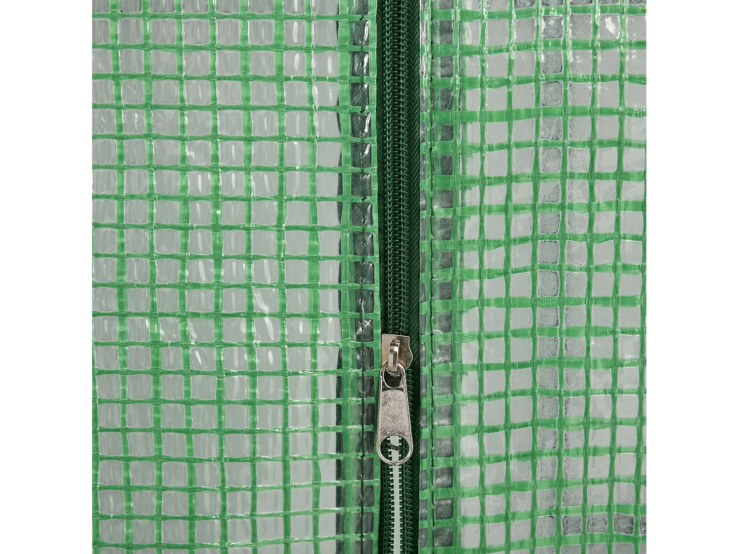 Serra da giardino con scaffali copertura pe porta avvolgibile