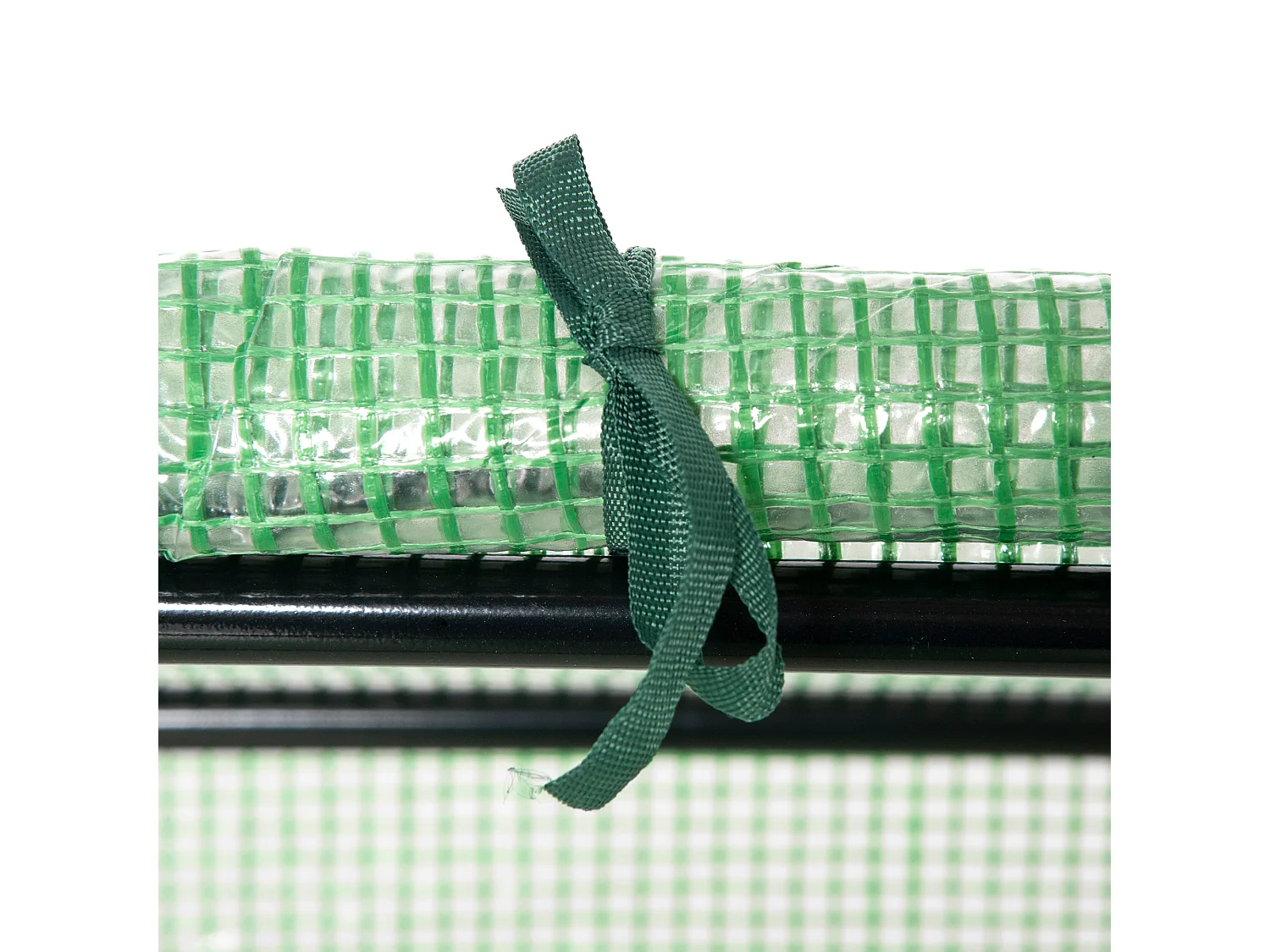 Mini serra per orto con copertura in pe verde 120x60x60cm