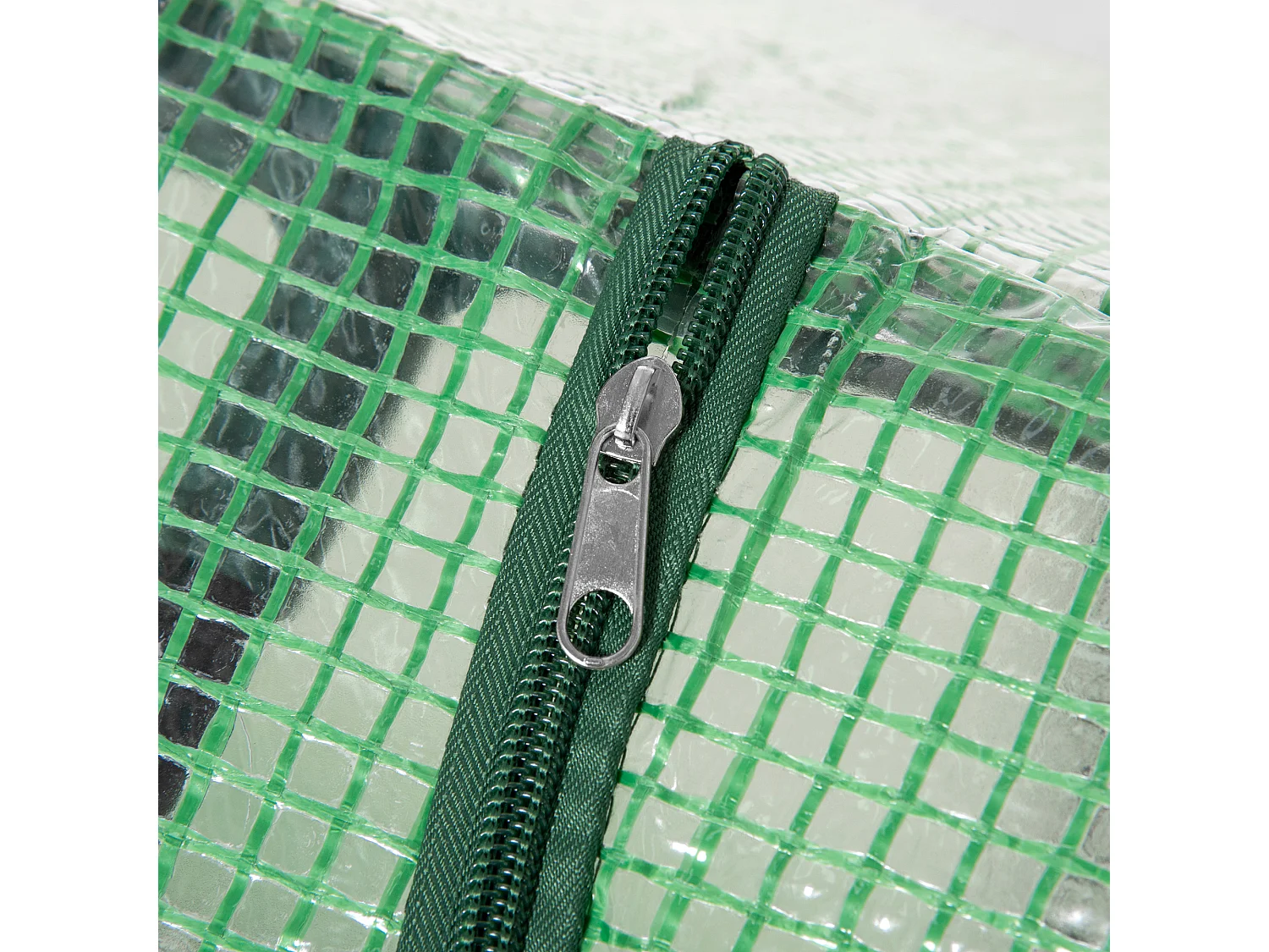 Mini serra per orto con copertura in pe verde 120x60x60cm