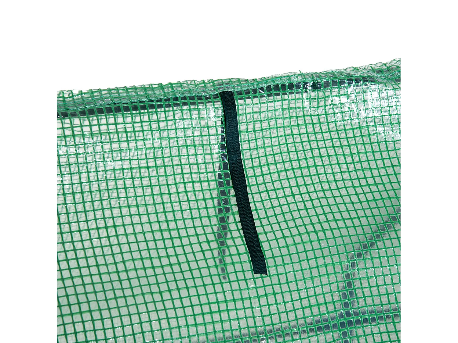 Serra da giardino a tunnel con copertura in plastica pe verde