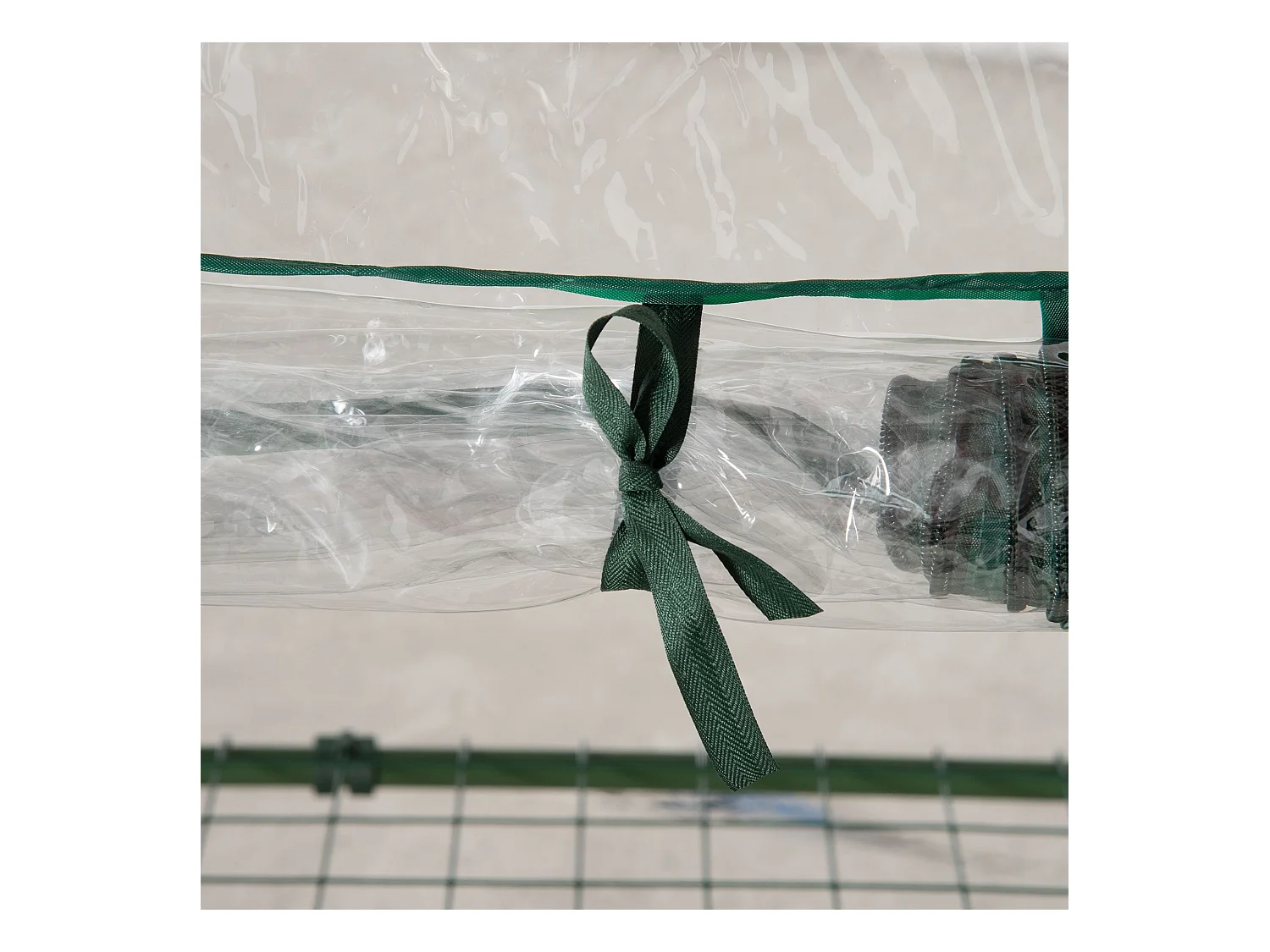 Mini serra copertura in plastica e 3 ripiani 69x49x125cm trasparente