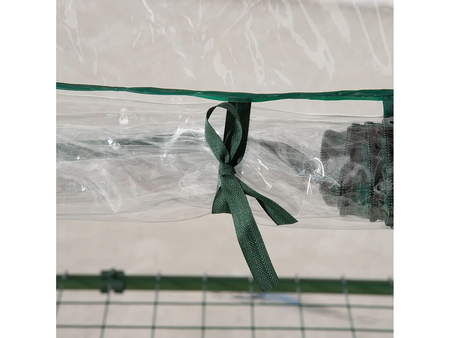 Mini serra copertura in plastica e 3 ripiani 69x49x125cm trasparente