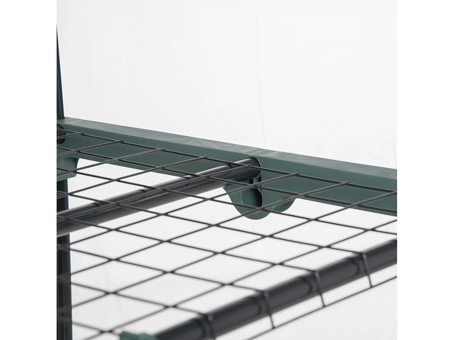 Mini serra per piante a 5 ripiani in acciaio pvc 69x49x193 cm