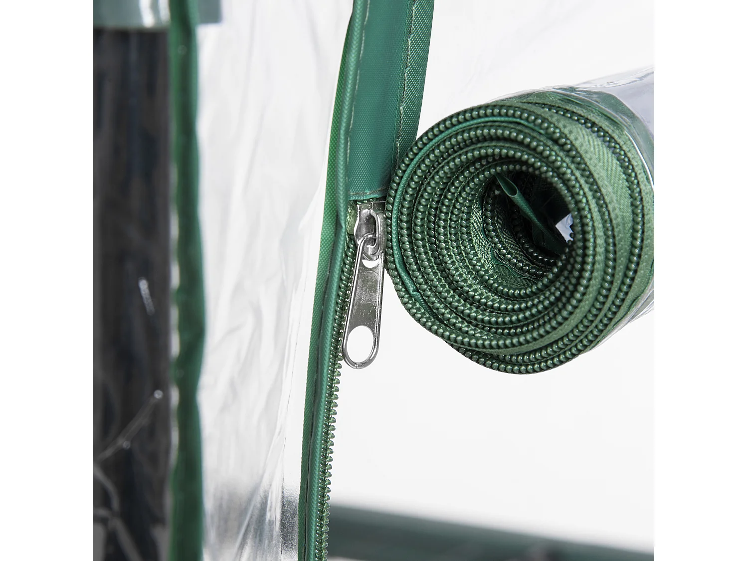 Mini serra per piante a 5 ripiani in acciaio pvc 69x49x193 cm