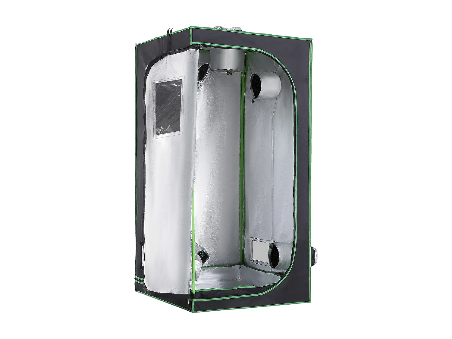 Tenda da coltivazione idroponica in mylar e oxford 600d 80x80x160 cm