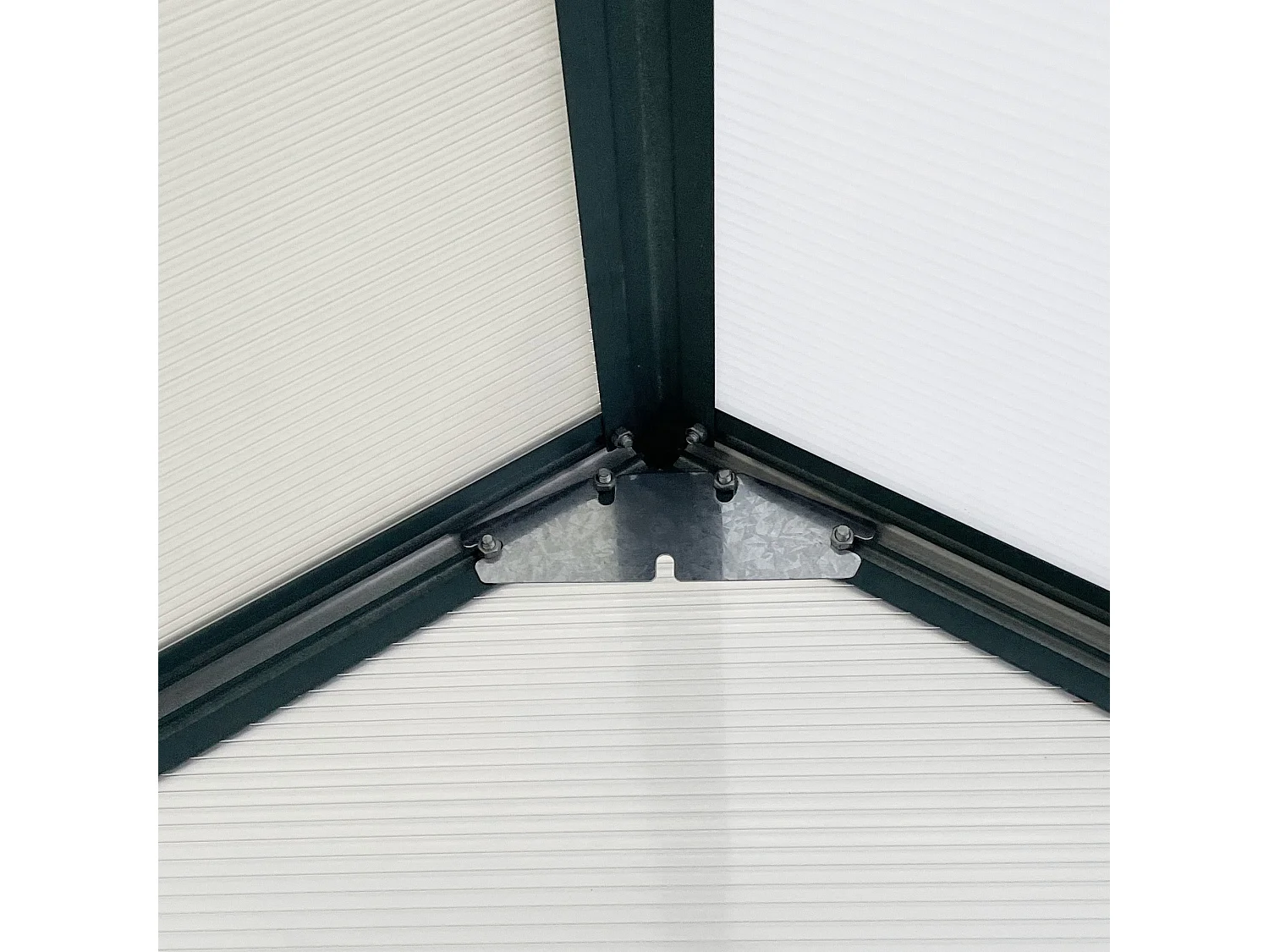 Serra per piante policarbonato 190x253x199cm porta scorrevole