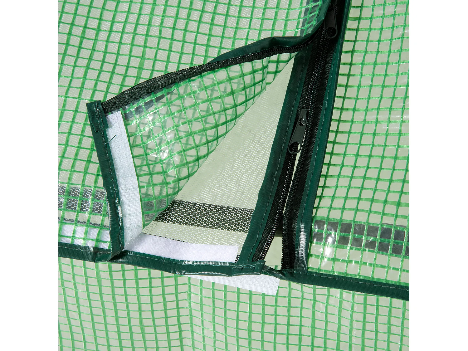 Serra piccola per giardino copertura in pe 180x90x70cm verde