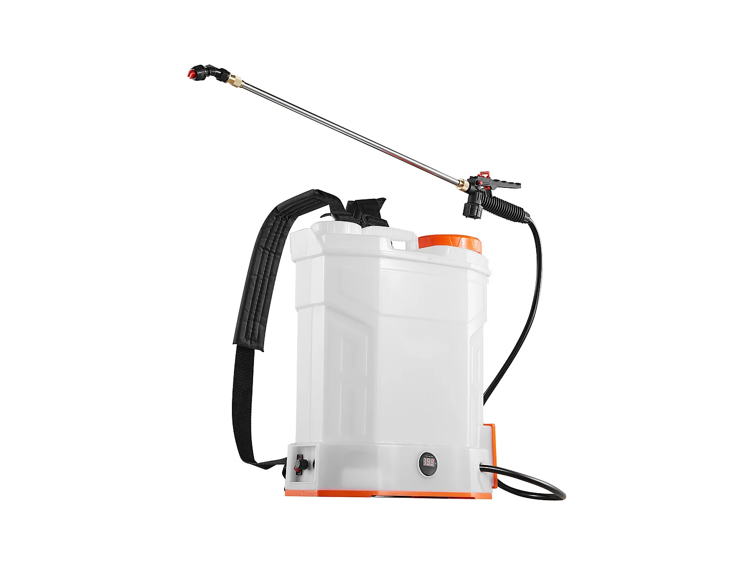 Pulvérisateur à Dos SucceBuy, Électrique à Batterie 12 L, avec 2 Lances, 5 Buses, Batterie 18 V 2 Ah, Pulvérisateur Portable pour Jardin, Pelouse, Désherbage