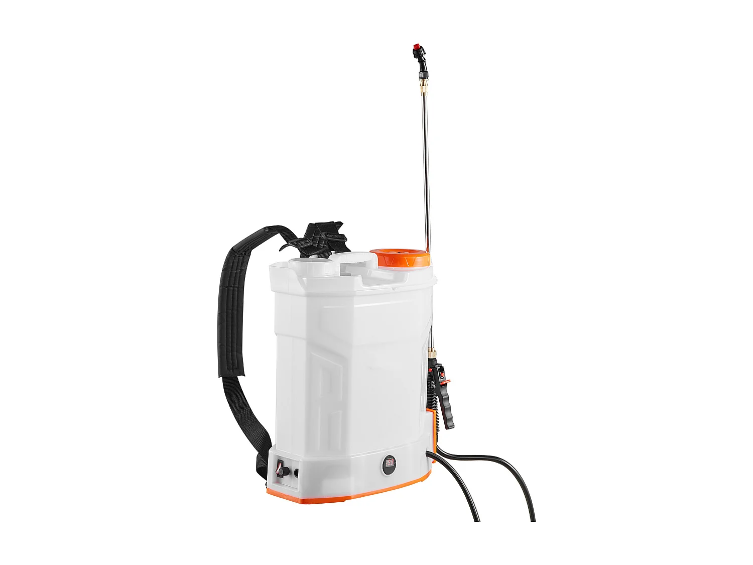 Pulvérisateur à Dos SucceBuy, Électrique à Batterie 12 L, avec 2 Lances, 5 Buses, Batterie 18 V 2 Ah, Pulvérisateur Portable pour Jardin, Pelouse, Désherbage