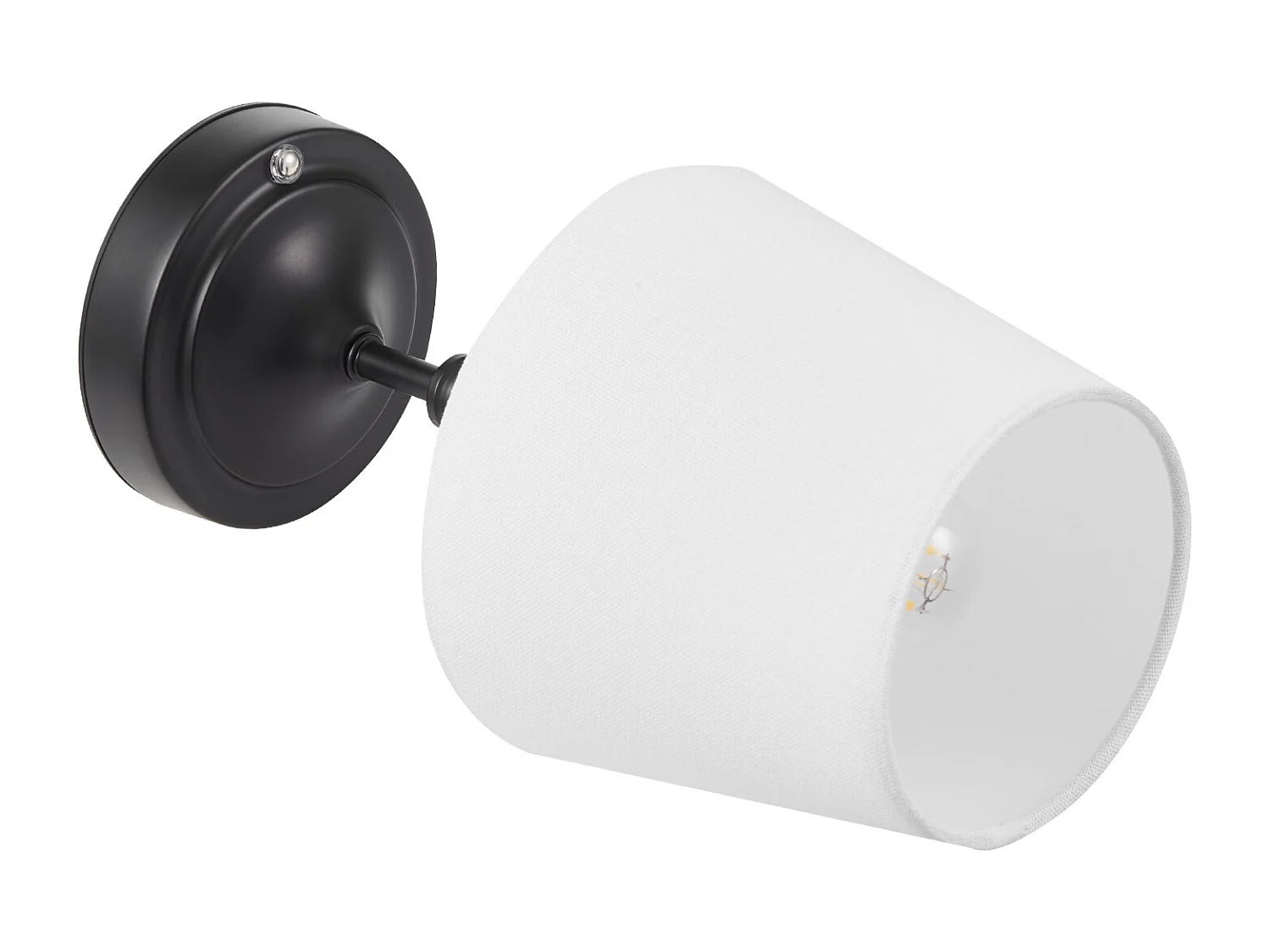 Lampe de Table Sans Fil SucceBuy, Batterie Rechargeable Intégrée 5200 mAh, 3 Niveaux de Luminosité, Abat-Jour en Tissu, pour Chambre, Bar, Noir