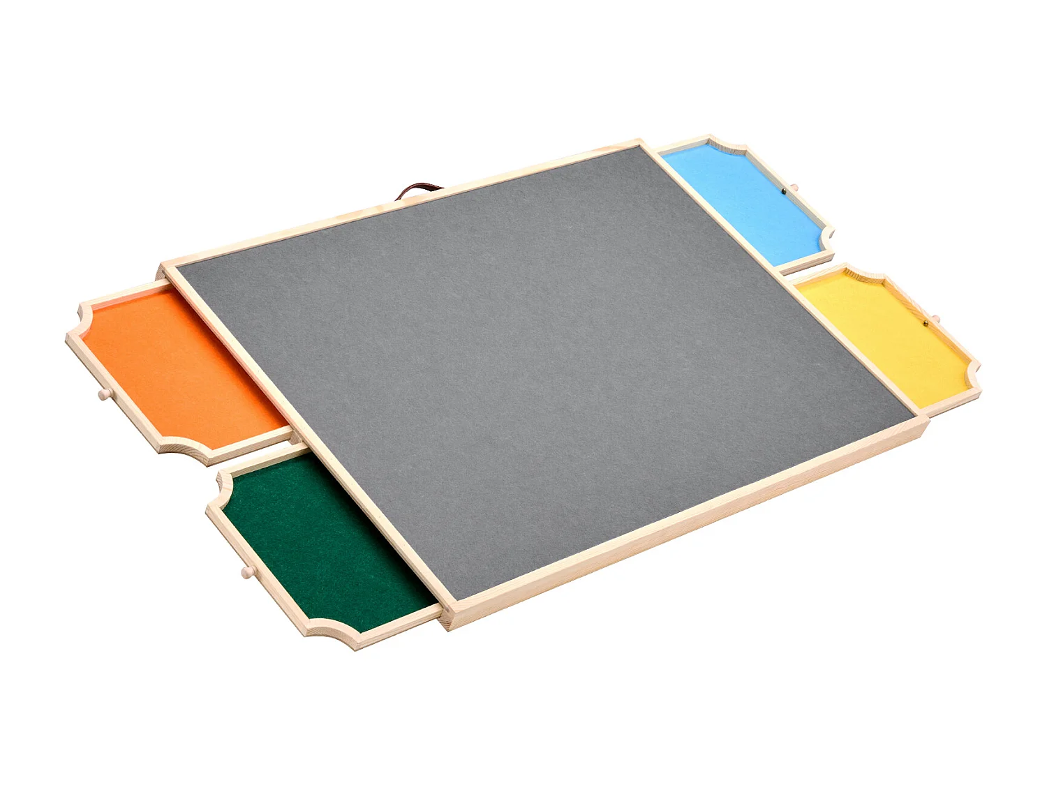 Planche de Puzzle SucceBuy 1000 Pièces, Table de Puzzle en Bois 73.5x53.5 cm, Plateau Casse-Tête Rotatif Portable, avec 4 Tiroirs Colorés et Couverture