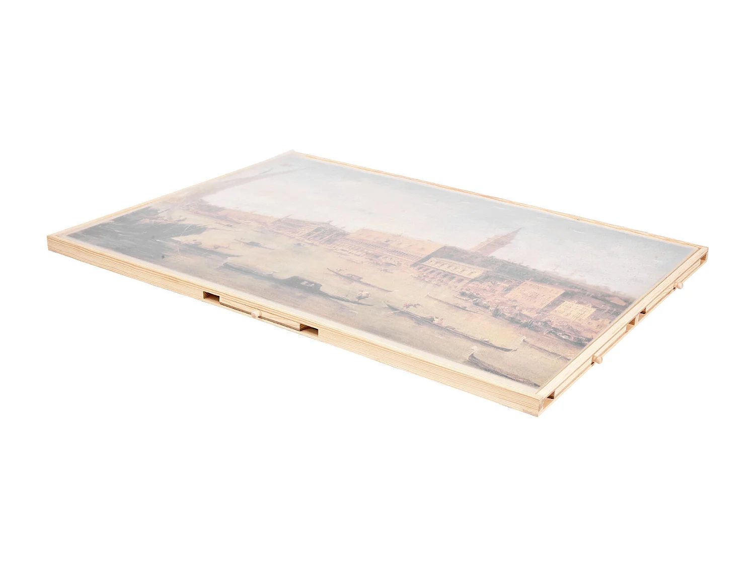 Planche de Puzzle SucceBuy 2000 Pièces, Table de Puzzle en Bois 102x74.5 cm, Plateau Casse-Tête Rotatif à 360° et Portable, avec 5 Tiroirs et Couverture Utile