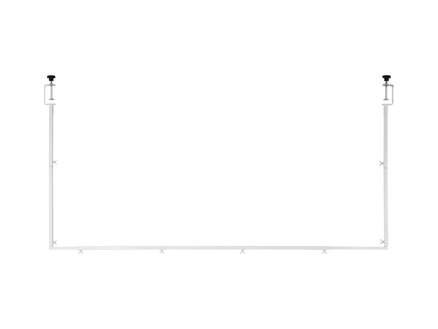 Support Tige de Table SucceBuy avec Pinces, Support Arche de Table, Hauteur Réglable 33-106.7 cm Longueur Réglable 71.1-249 cm, Cadre Arche Métal