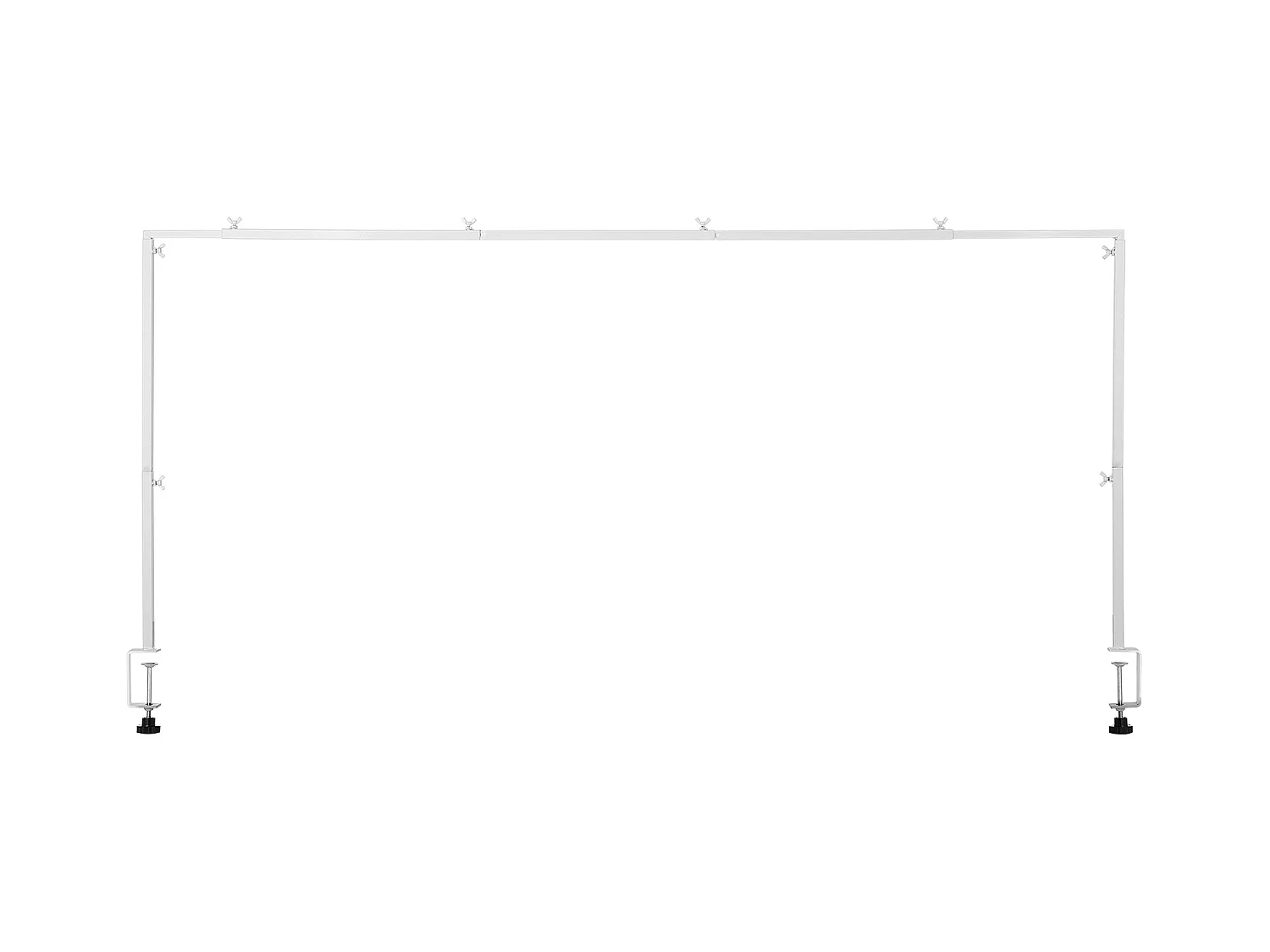 Support Tige de Table SucceBuy avec Pinces, Support Arche de Table, Hauteur Réglable 33-106.7 cm Longueur Réglable 71.1-249 cm, Cadre Arche Métal