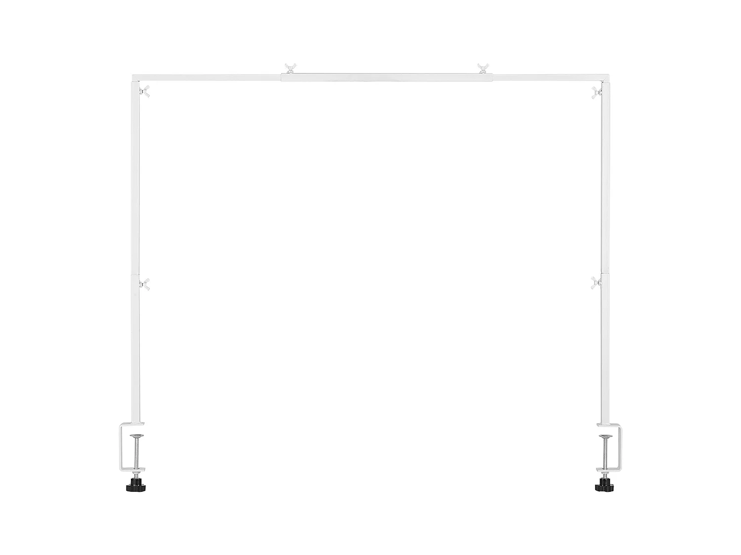 Support Tige de Table SucceBuy avec Pinces, Support Arche de Table, Hauteur Réglable 33-106.7 cm Longueur Réglable 71.1-249 cm, Cadre Arche Métal