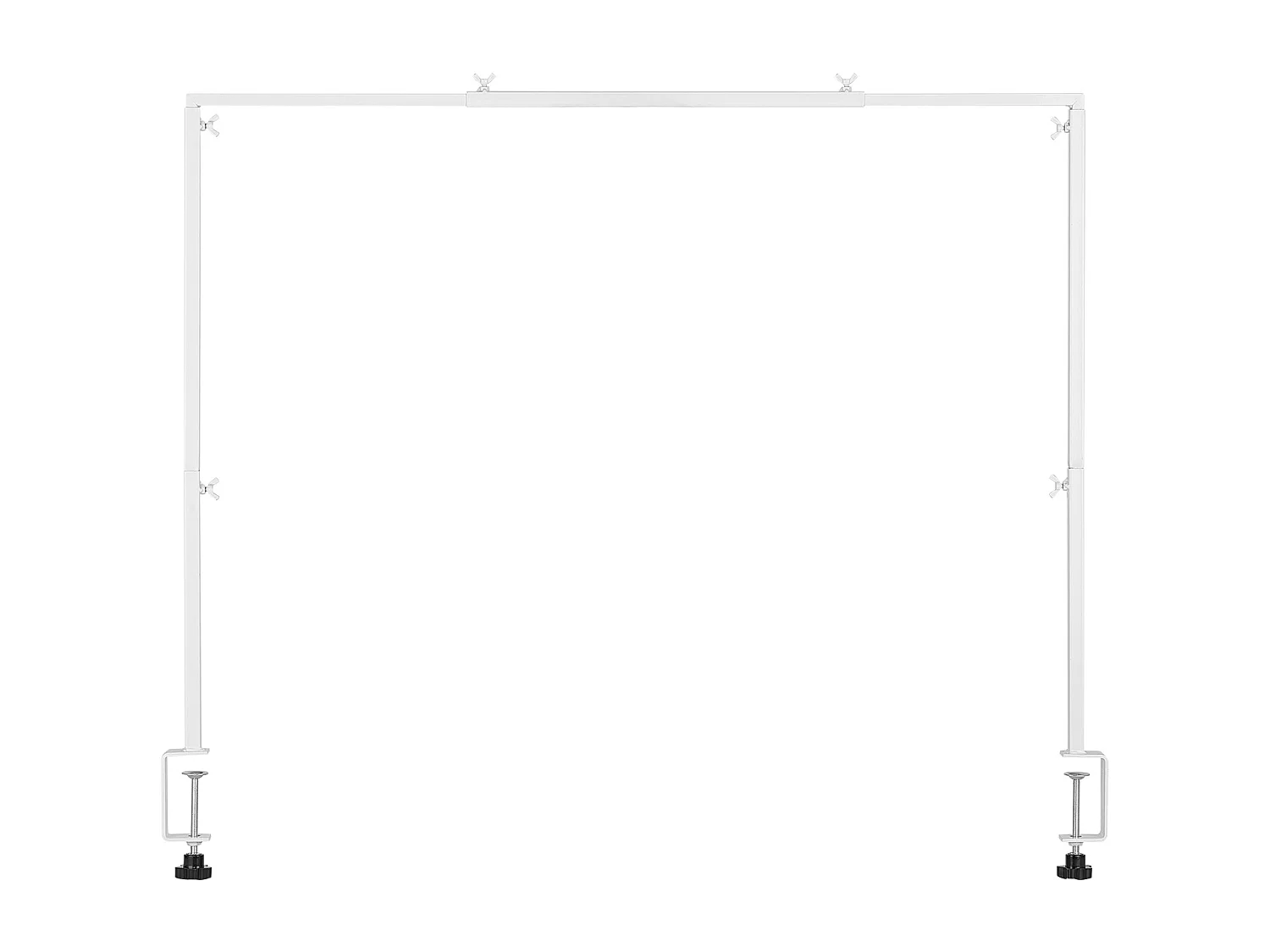 Tafelstanghouder SucceBuy met Klemmen, Tafelbooghouder, Hoogte Verstelbaar 33-106.7 cm Lengte Verstelbaar 71.1-249 cm, Metaalboogframe