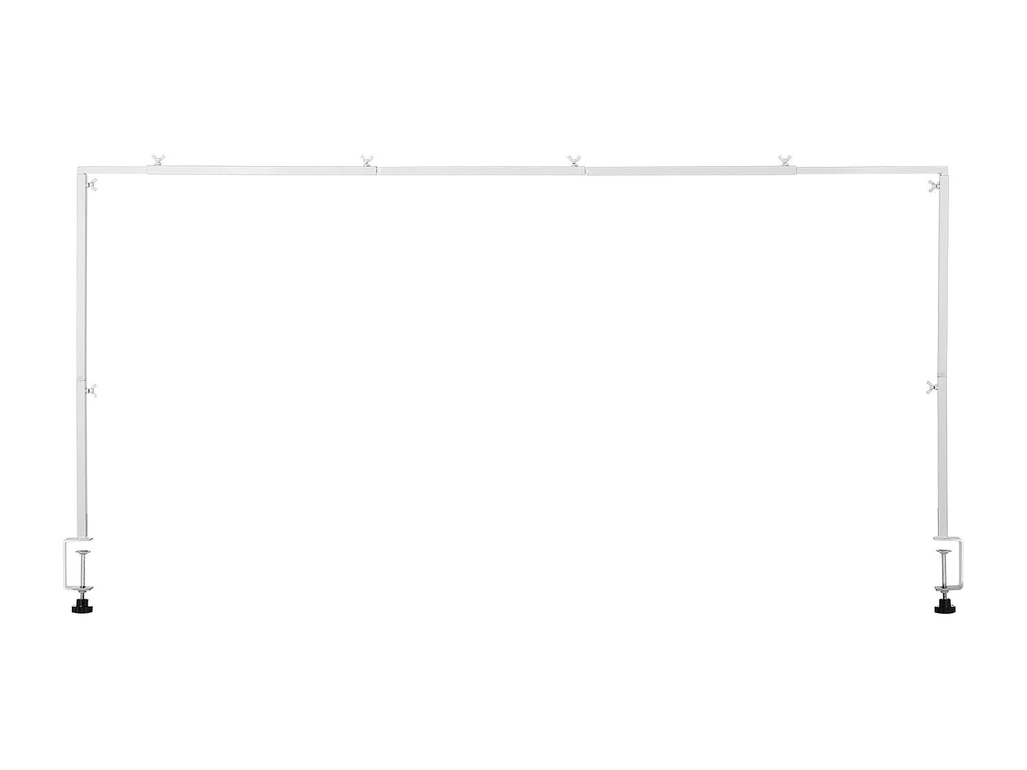 Tafelstanghouder SucceBuy met Klemmen, Tafelbooghouder, Hoogte Verstelbaar 33-106.7 cm Lengte Verstelbaar 71.1-249 cm, Metaalboogframe