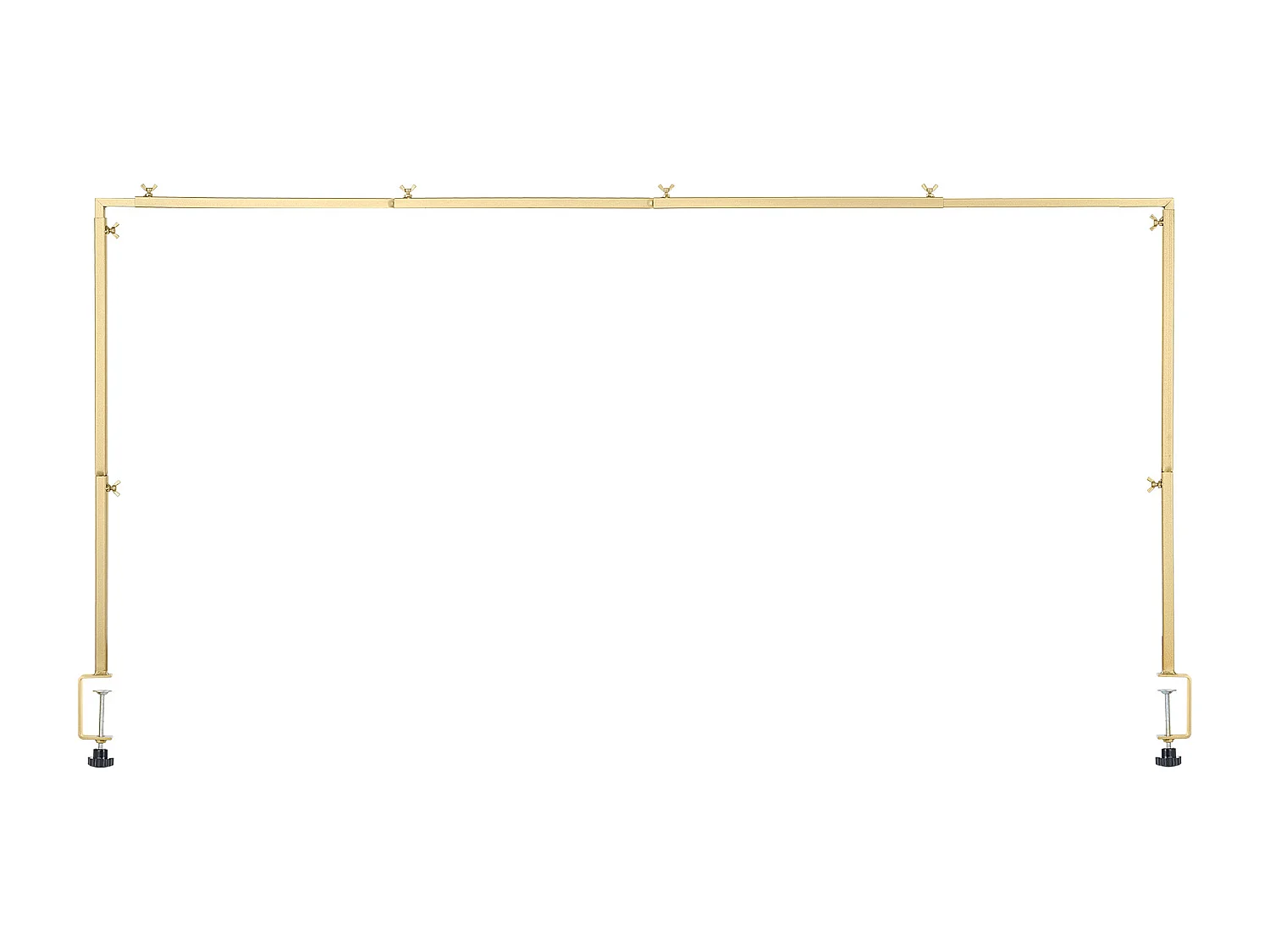 Support Tige de Table SucceBuy avec Pinces, Support Arche de Table, Hauteur Réglable 33-107 cm Longueur Réglable 71.12-249 cm, Cadre d'Arche Métal