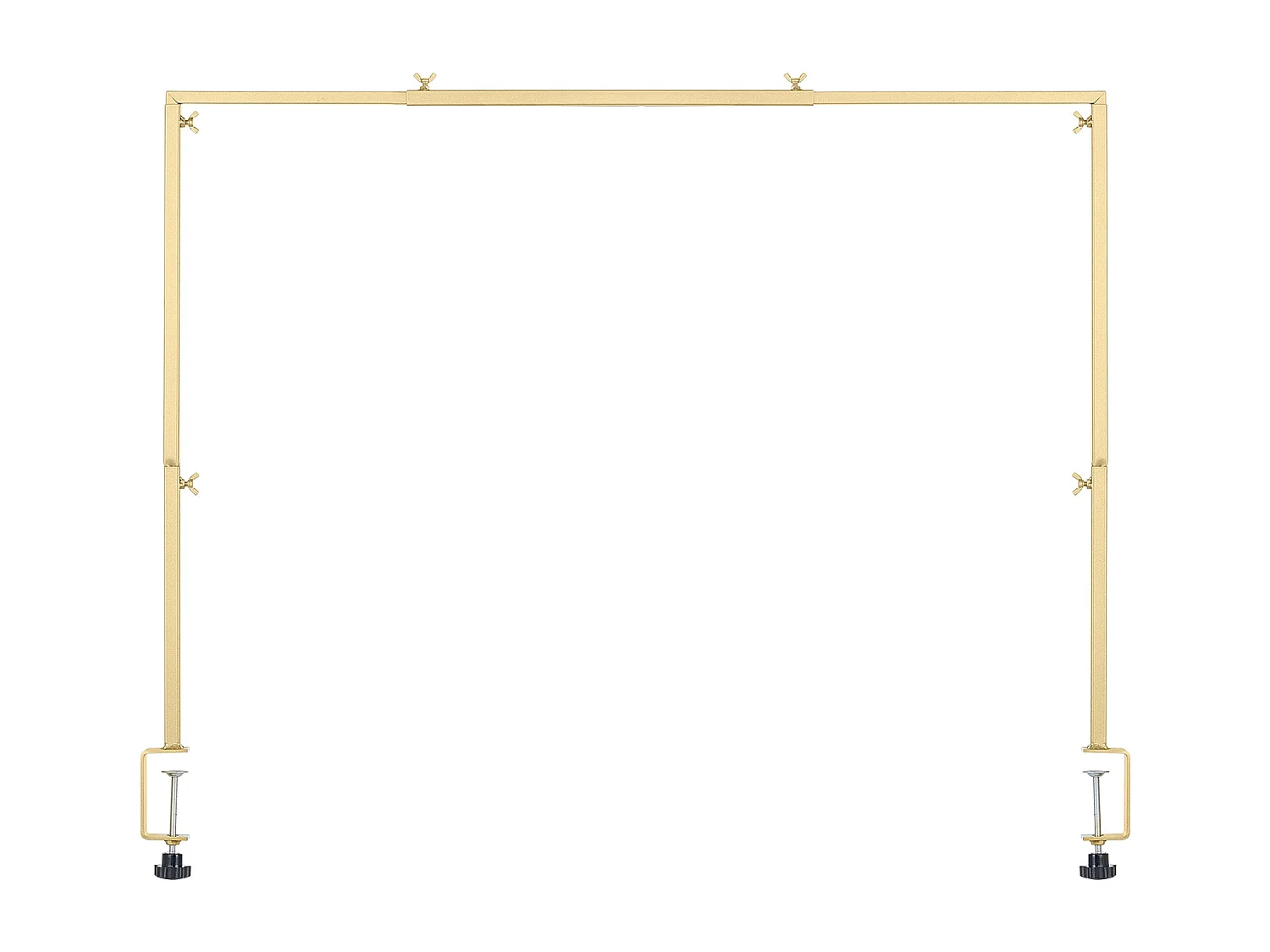 Support Tige de Table SucceBuy avec Pinces, Support Arche de Table, Hauteur Réglable 33-107 cm Longueur Réglable 71.12-249 cm, Cadre d'Arche Métal