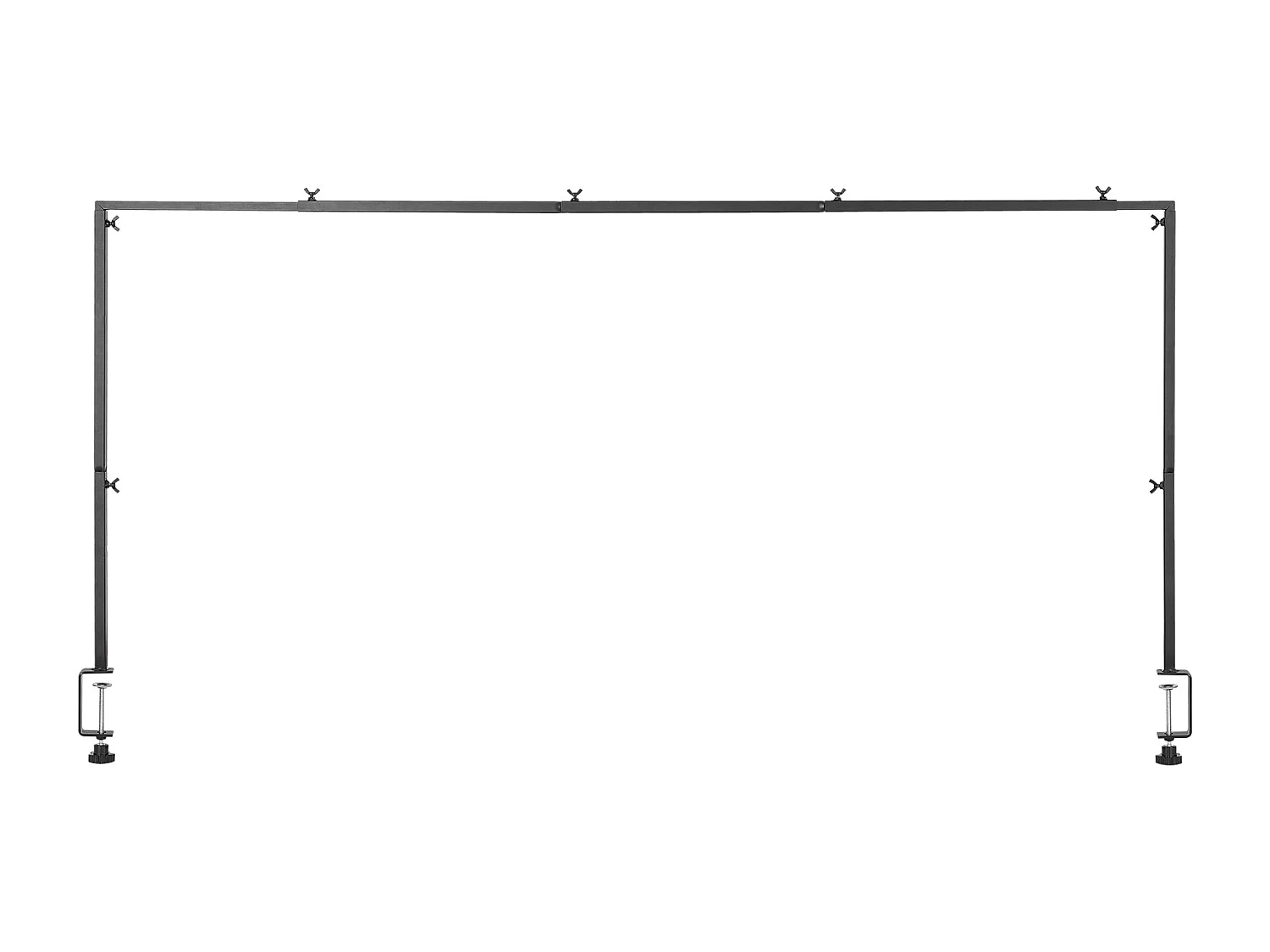 Wspornik Pręta Stołu SucceBuy z Zaciskami, Wspornik Łuku Stołu, Wysokość Regulowana 33-107 cm Długość Regulowana 71.1-249 cm, Metalowa Ramka Łuku
