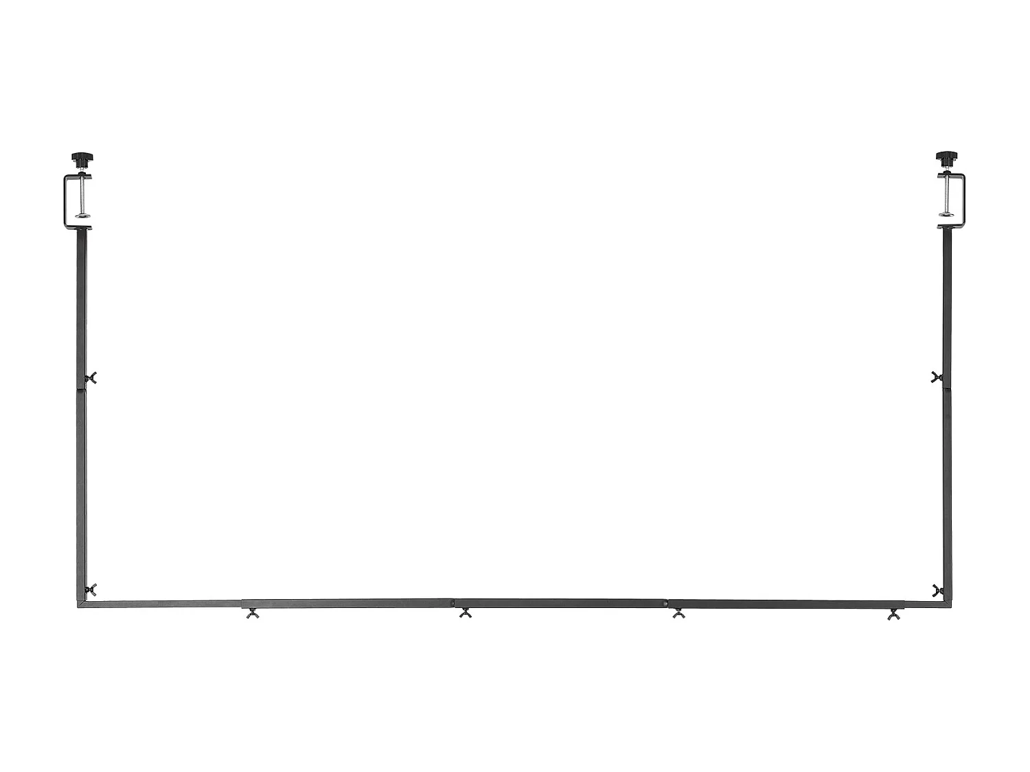 Support Tige de Table SucceBuy avec Pinces, Support Arche de Table, Hauteur Réglable 33-107 cm Longueur Réglable 71.1-249 cm, Cadre d'Arche Métal