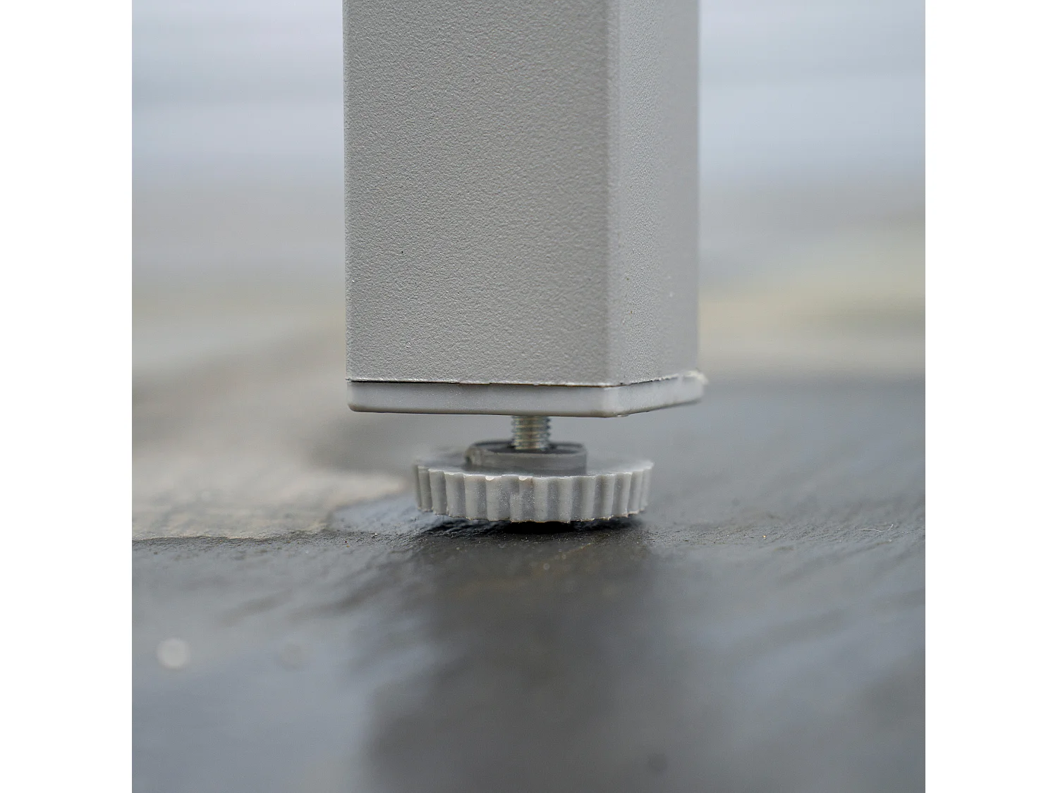 Set tavolo da giardino e 6 sedie con tessuto a rete