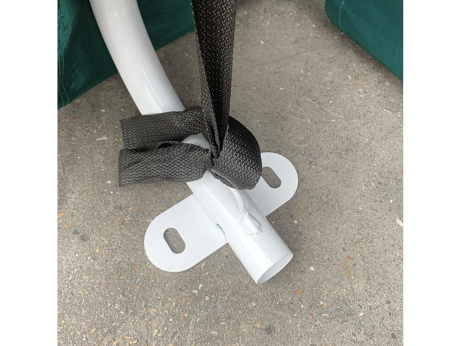 Tendone garage in metallo e tessuto pe 240x200x202cm verde