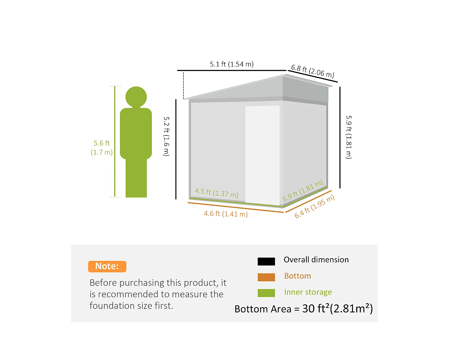 Casetta porta attrezzi in metallo con porta scorrevole bianco