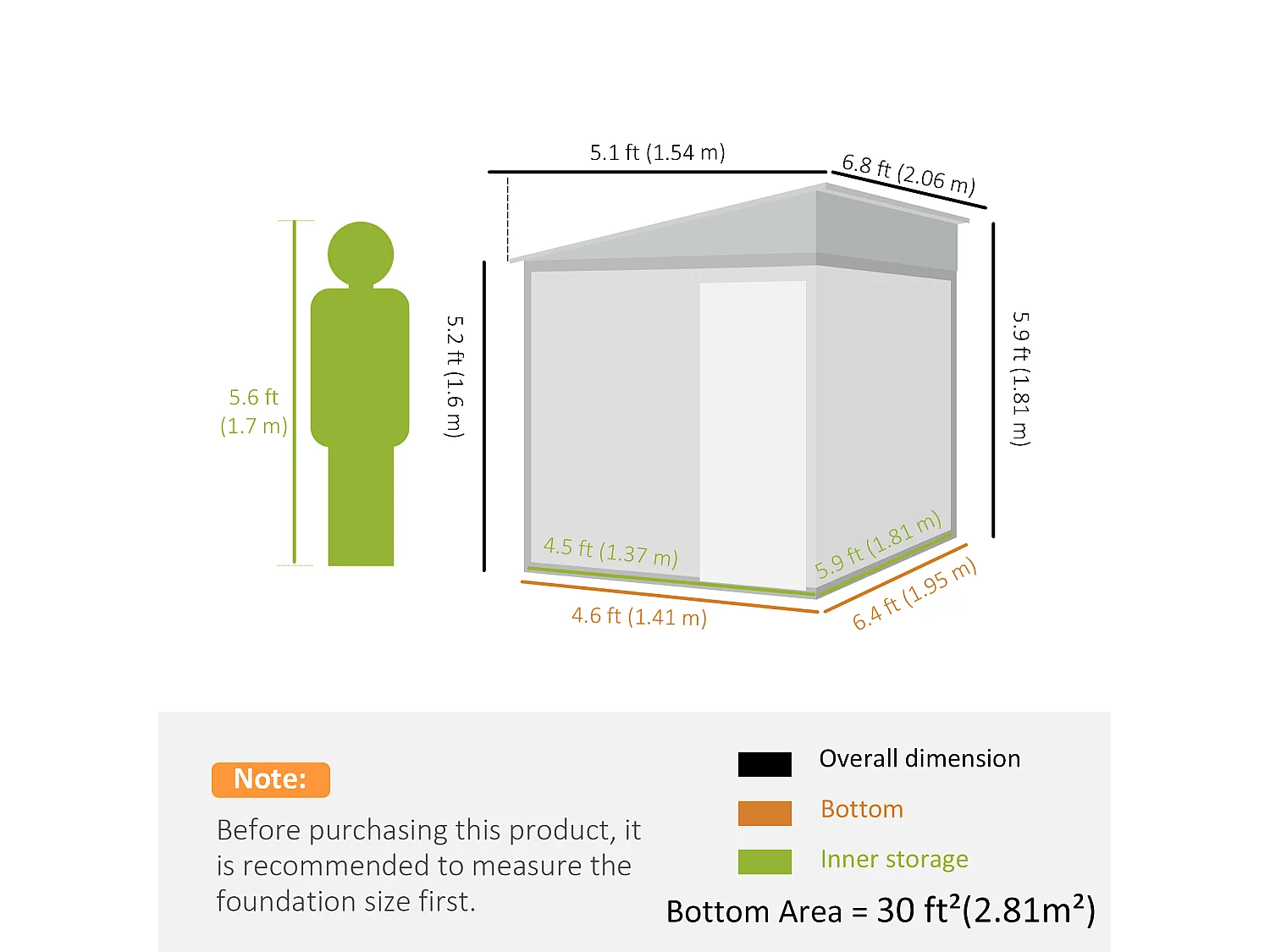 Casetta porta attrezzi in metallo con porta scorrevole bianco