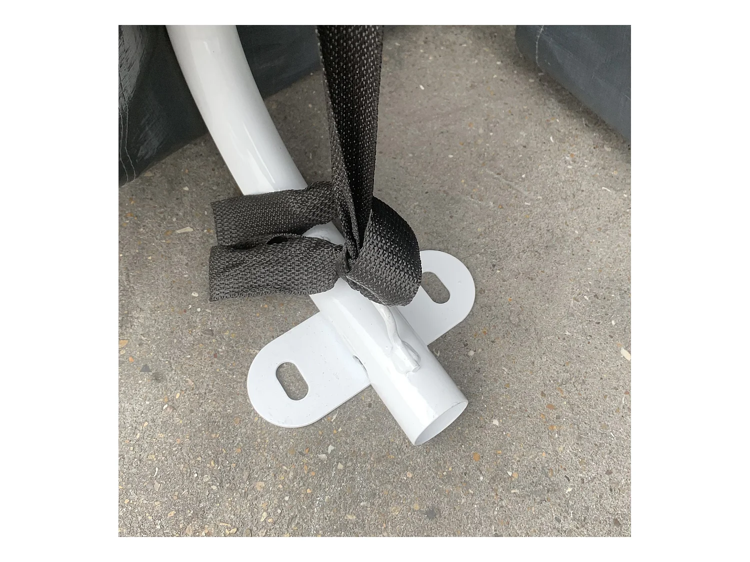 Tendone garage in metallo e tessuto pe 280x240x240cm grigio