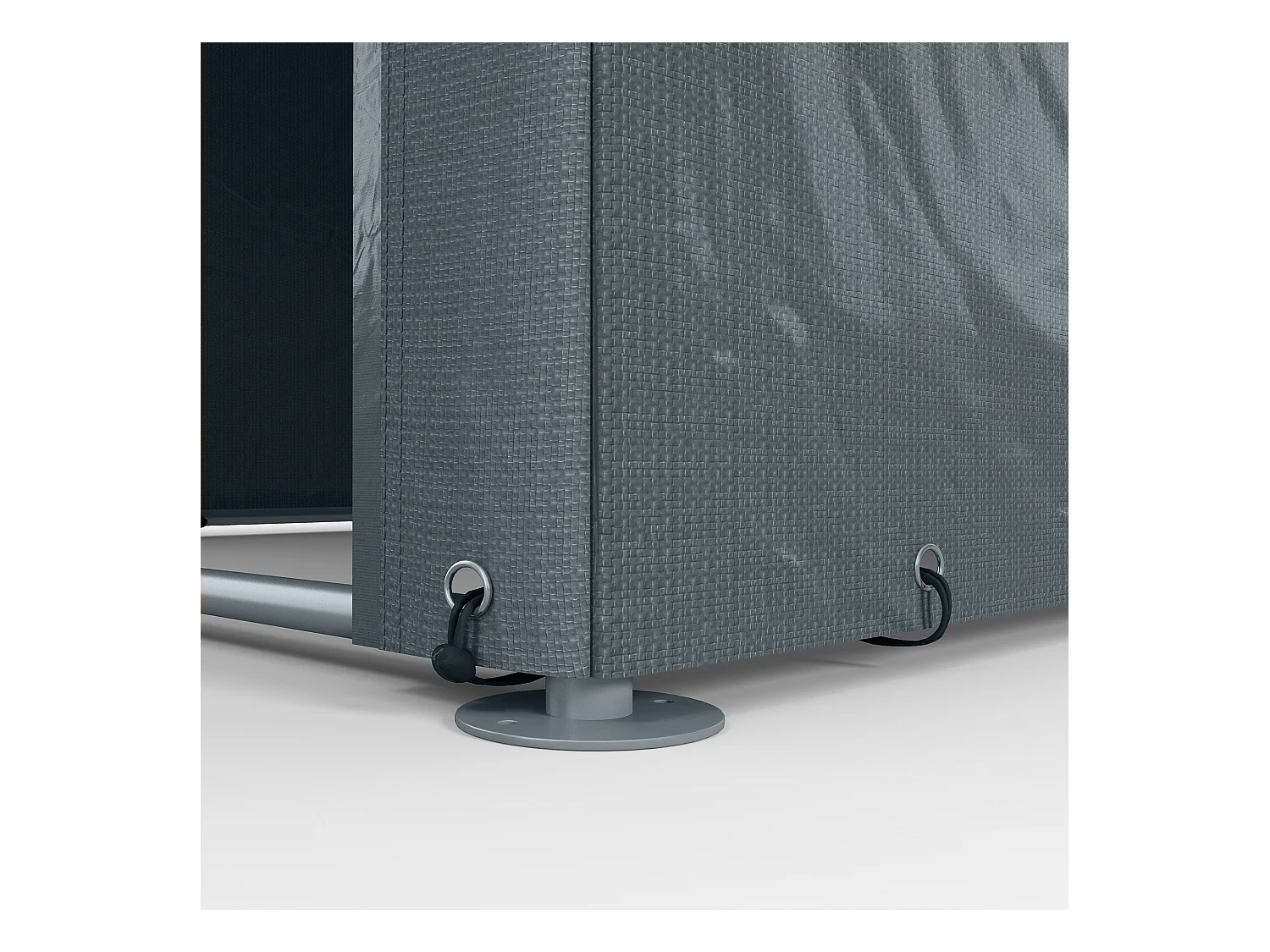 Capanno porta attrezzi tenda garage per bici 1.6x2m grigio scuro