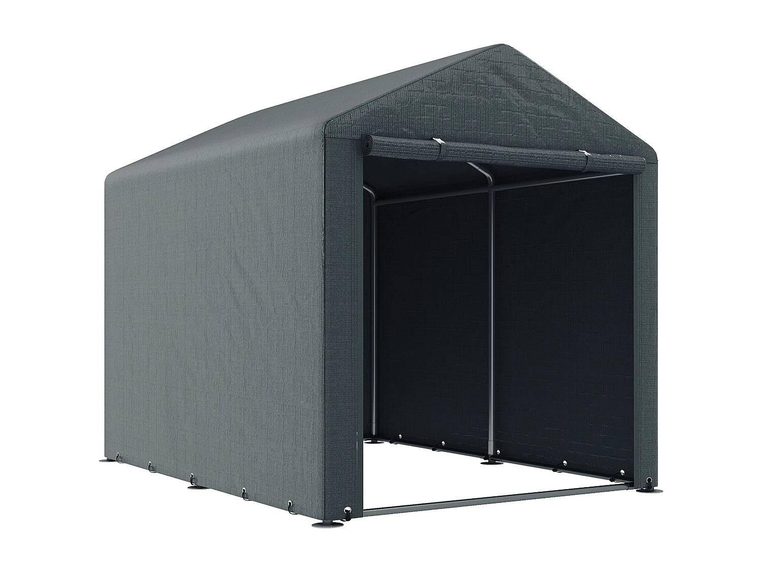 Capanno porta attrezzi tenda garage per bici 1.6x2m grigio scuro