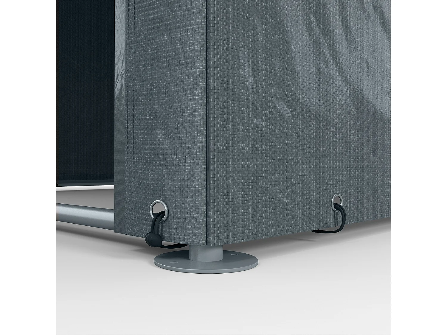 Capanno porta attrezzi tenda garage per bici 1.6x2m grigio scuro