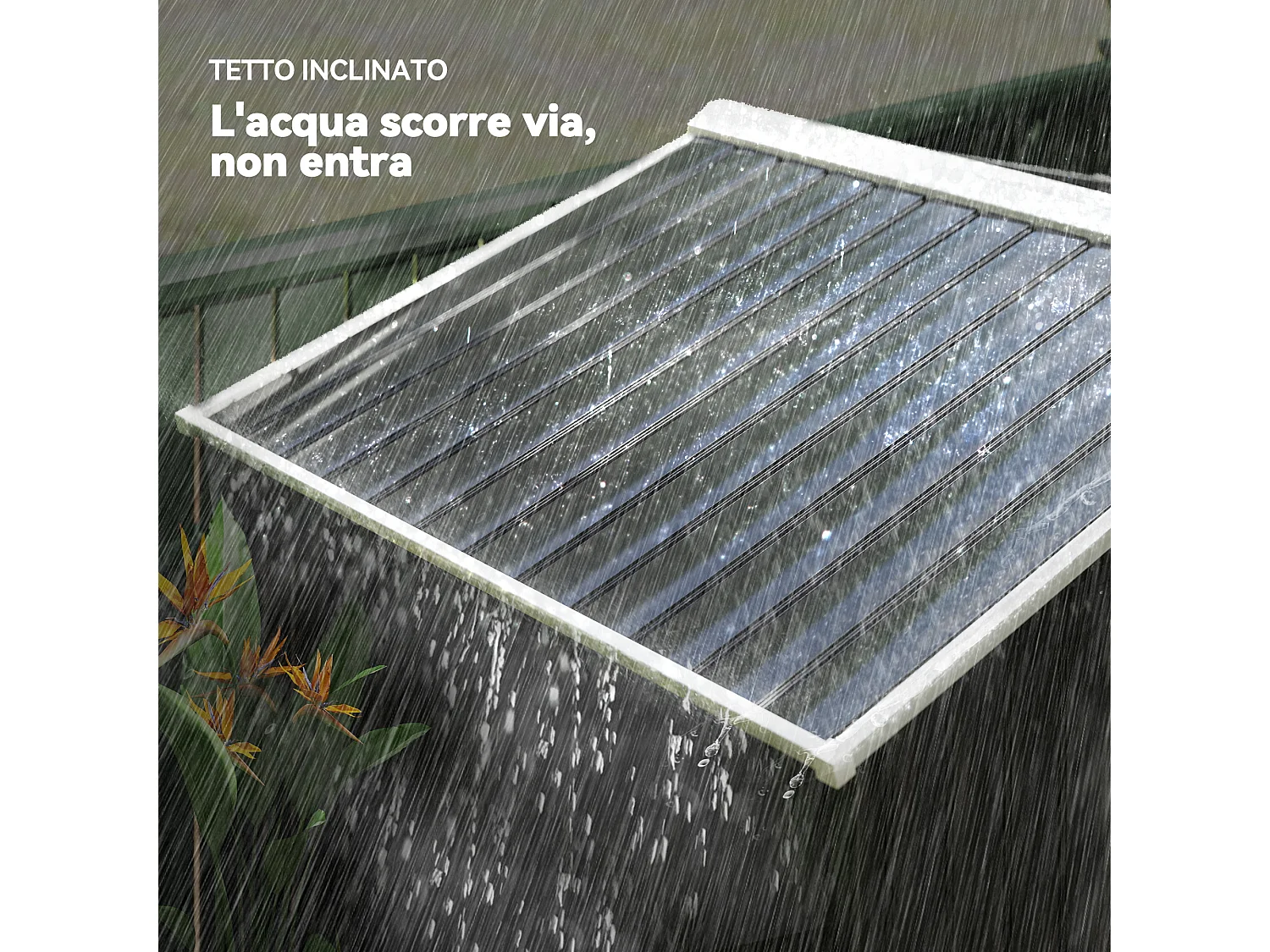 Casetta da giardino in lamiera porte scorrevoli 213x130x185cm
