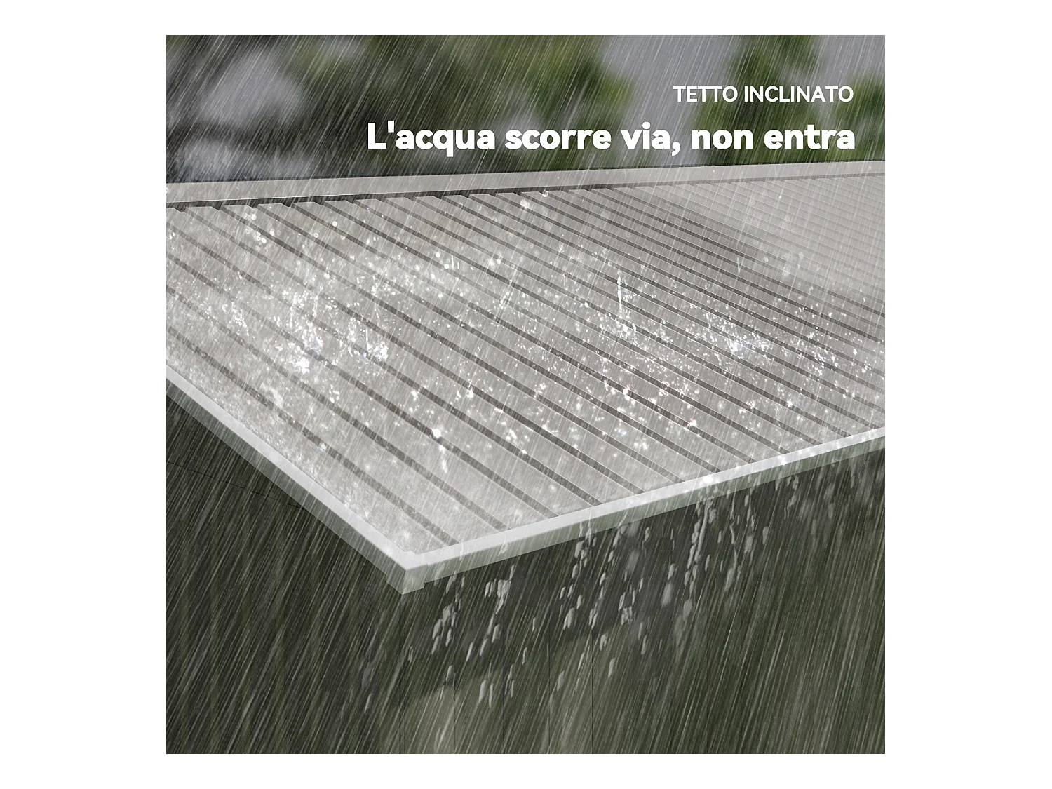 Capanno attrezzi in acciaio porte scorrevoli 340x386x200cm