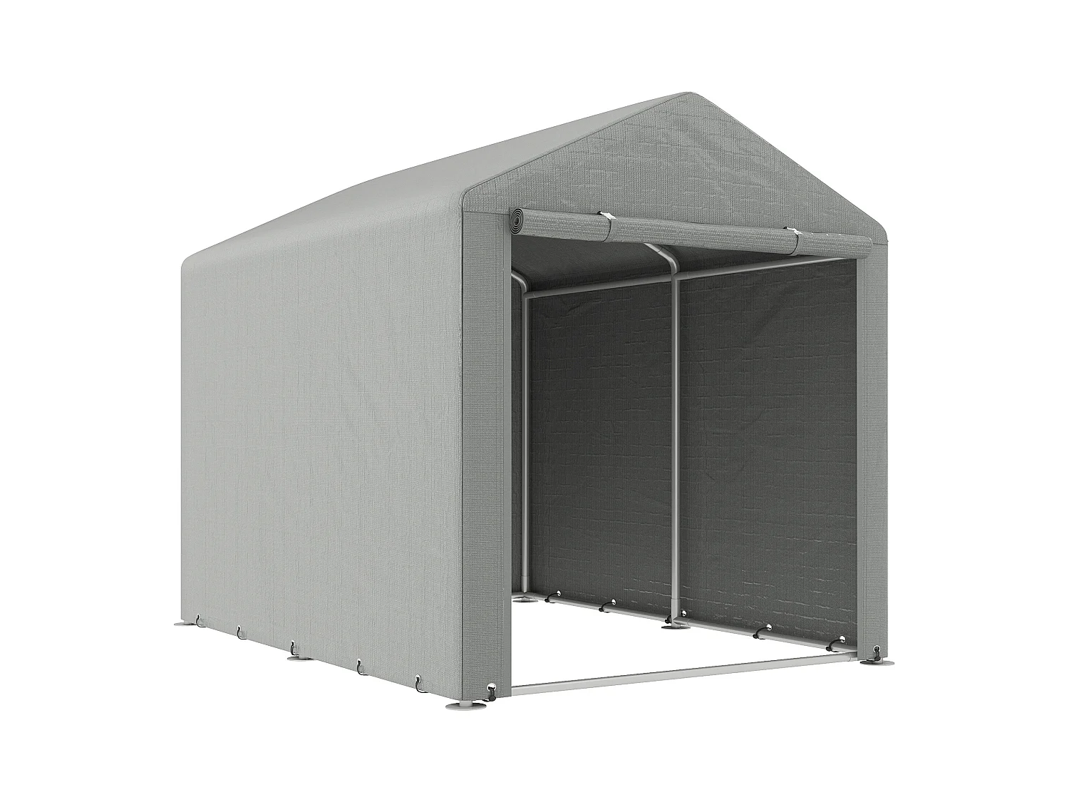 Capanno porta attrezzi tenda garage per bici 1.6x2m grigio chiaro