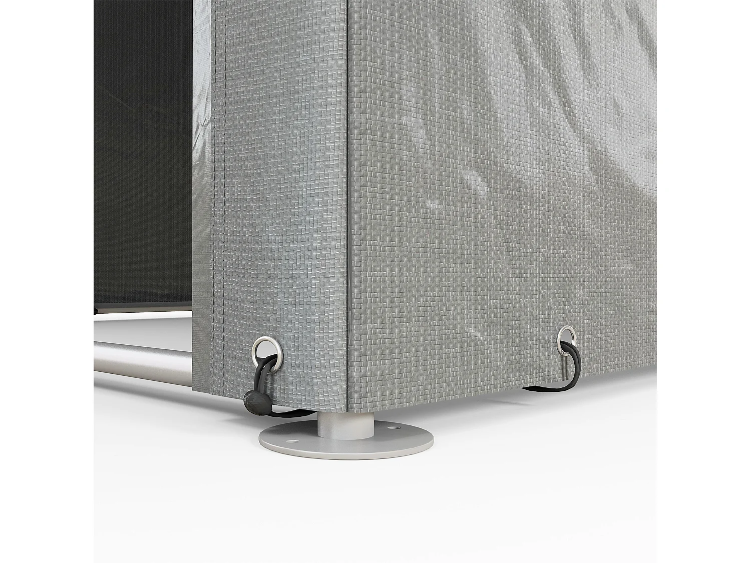 Capanno porta attrezzi tenda garage per bici 1.6x2m grigio chiaro