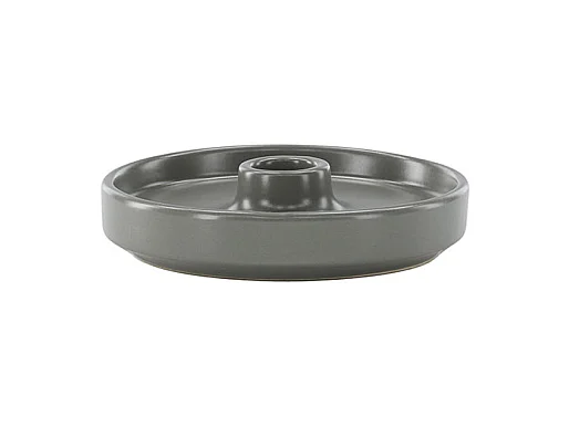 Bougeoir Design en Céramique "Bette" 13cm Gris