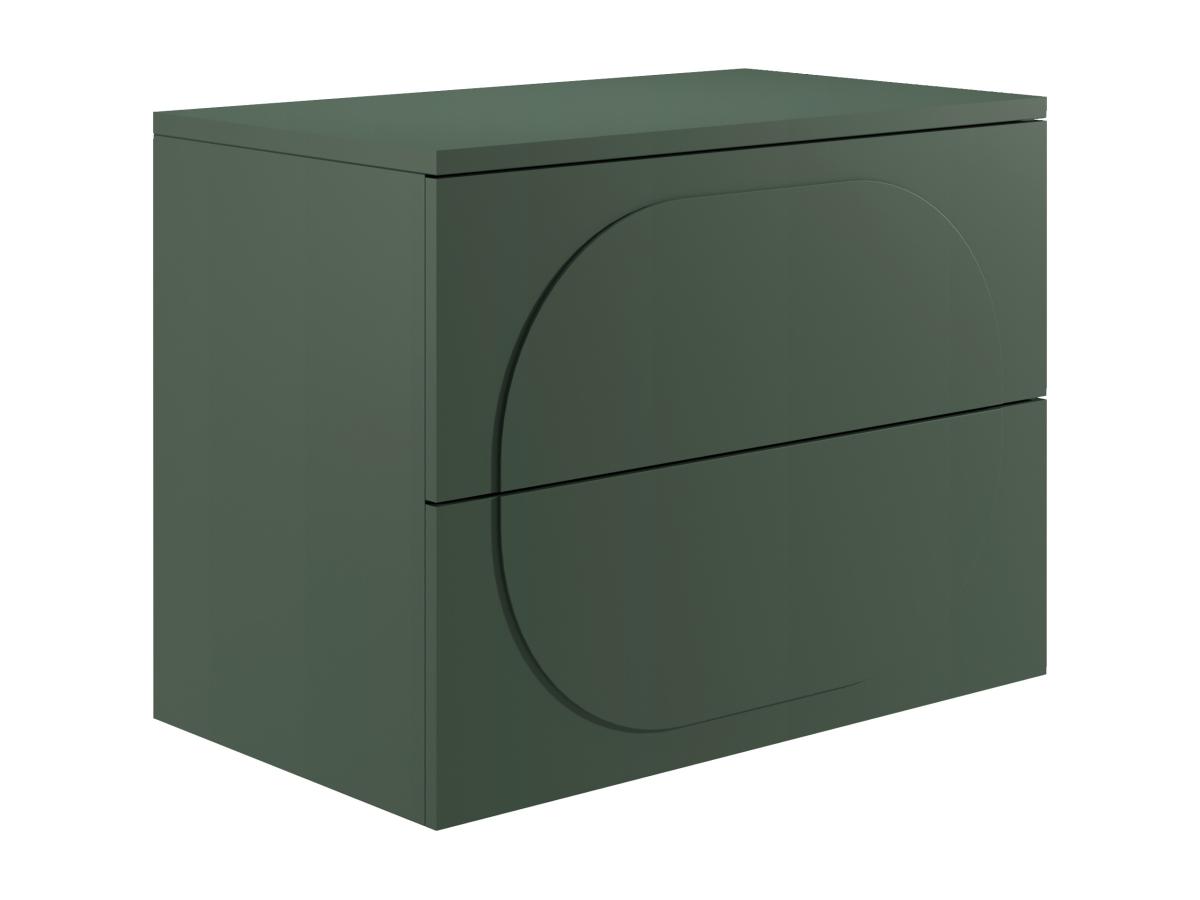 Waschtischunterschrank hängend + Ablage - Grün - 80 cm - VUTOMA günstig online kaufen