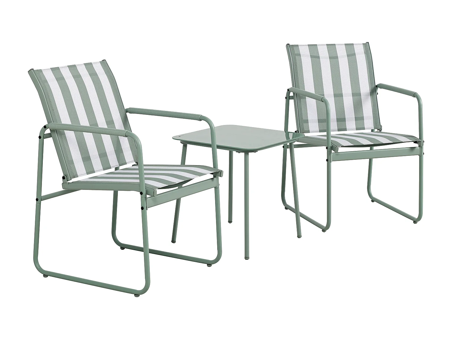 Salon De Jardin Namur 2pcs Beige Beige