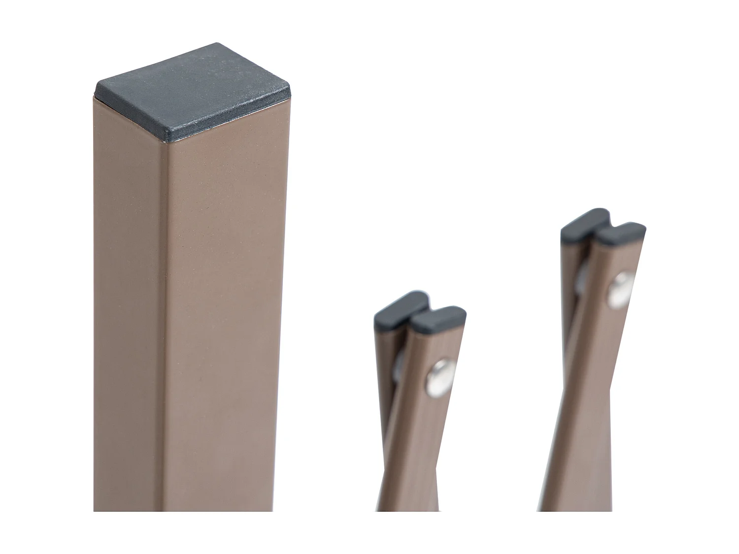 Recinzione per giardino regolabile in metallo e alluminio